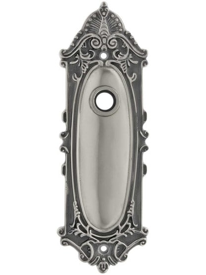 Largo Forged-Brass Back Plate in Antique Pewter.